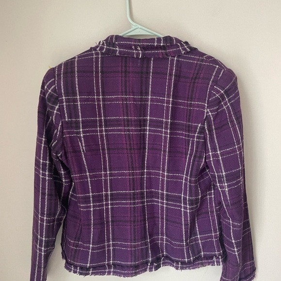 G by Giuliana Purple Blazer with Notched Lapels - Picture 6 of 7